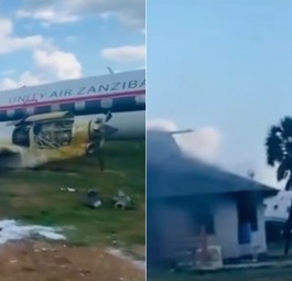 Die zwei verunglückten Embraer EMB 120: Beides Mal ging es glimpflich aus.