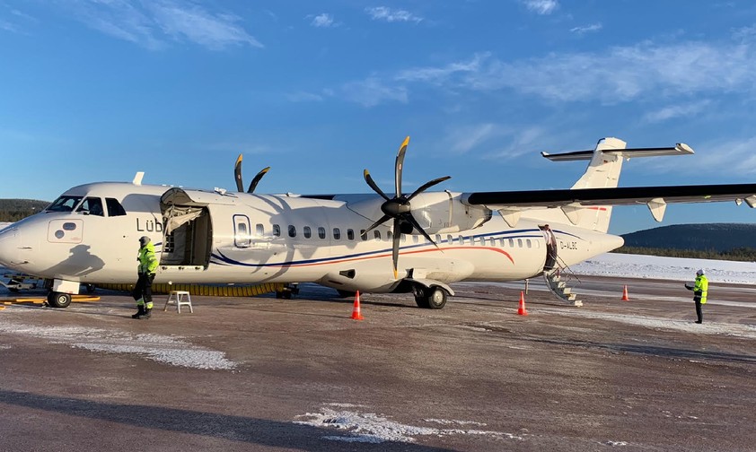Flieger von Lübeck Air: In den hohen Norden.