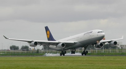 airbus a340-300 lufthansa piste