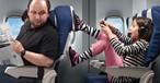 Passagiere ind er Economy: Oftmals schwieriges Zusammenleben.