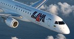 Embraer 190 von LAM: Der Pilot war alleine im Cockpit.