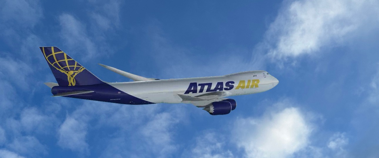 Boeing 747-8 in den Farben von Atlas Air: Das letzte Exemplar fliegt erst später.