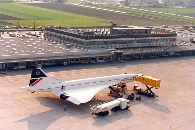 1984: Die Concorde kam nach Salzburg.