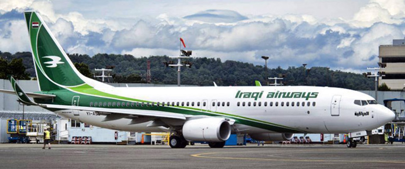 Flieger von Iraqi Airways: Vorläufig sieht man sie nicht mehr in Europa.