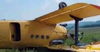 Die verunglückte Antonov An-2: Offenbar wurde niemand verletzt.