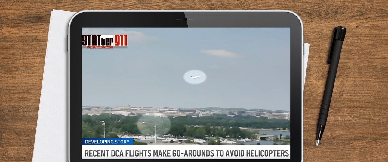 NBC-Berichterstattung: Bedenkliche Situationen Ronald Reagan Airport.