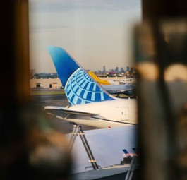 Newarks Blick auf die Skyline von Manhattan: Dennoch verliert der Airport das «NYC»