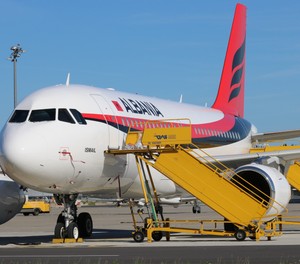 Der albanische Regierungsflieger: Der Airbus A319 gehört nun Albanien.