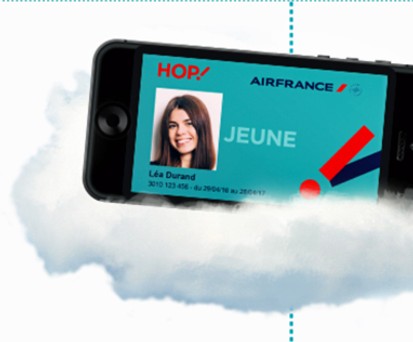 Carte Jeune von Hop: «BahnCard» fürs Flugzeug.