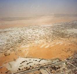 Luftaufnahme von Nouakchott: Flughafen überlastet.