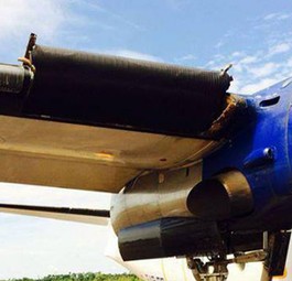 Flieger von Tam: Nahm massiven Schaden