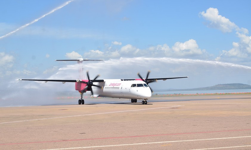 Dash 8 von Jambojet: Nicht gut genug für Burundis Staatsdiener.