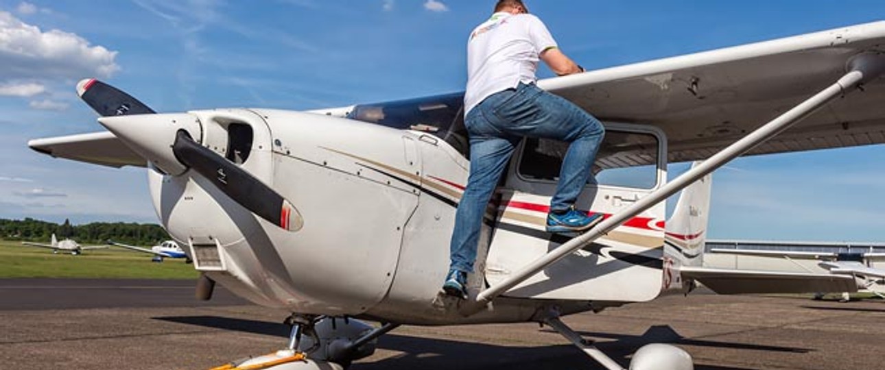 Flugvorbereitung: Die Berechnung des Schwerpunktes ist sehr wichtig.