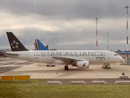 Airbus A320 mit dem Kennzeichen EI-EIB: Ist der erste Star-Alliance-Flieger von ITA Airways.
