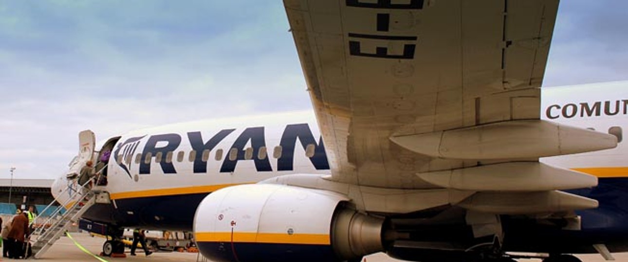 Boeing 737 von Ryanair am Flughafen Frankfurt Hahn: Bald seltener zu sehen.