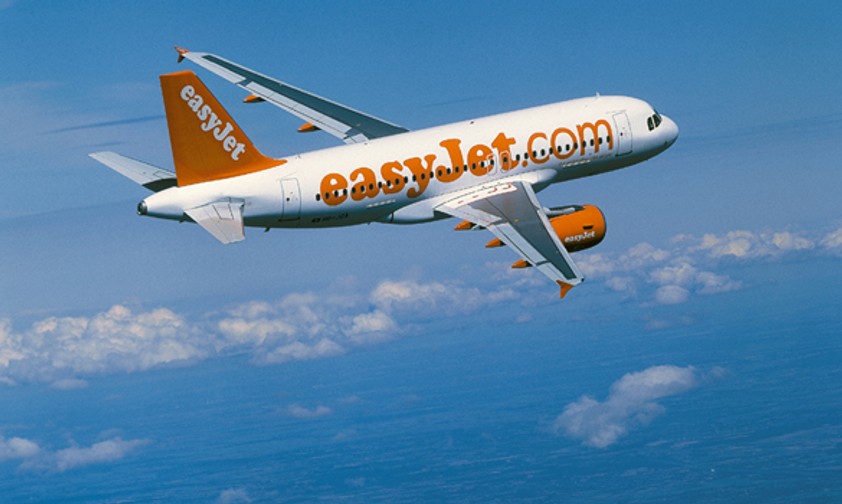 Airbus A319 von Easyjet: Anflug auf die französische Provinz.