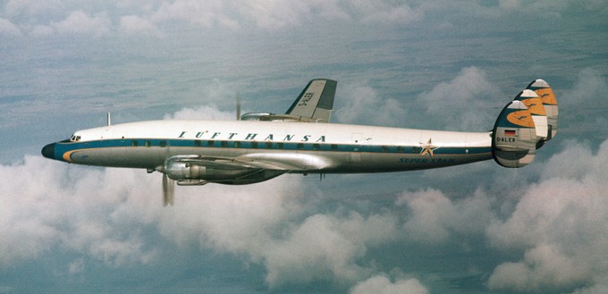 Die Lockheed L-1649A Starliner, die bei Lufthansa Super Star genannt wurde, wurde von Lufthansa einst im Transatlantikverkehr eingesetzt.