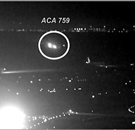 Der heikle Moment: Der A320 von Air Canada starte durch.