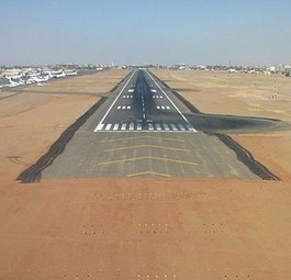 Flughafen Khartoum: Nun auch aus Südsudan erreichbar.