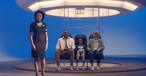 Flugbegleiterin von United Airlines: Das problematische Kleid ist an den schultern zu eng geschnitten.