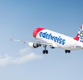 Airbus A320 von Edelweiss: Es kam zu einer Annäherung.