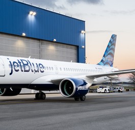 Die Kunden mit den meisten festen Airbus-A220-Orders: Jetblue kommt nun auf 100 bestellte A220-300. Acht davon waren bis Ende Januar 2022 schon ausgeliefert.