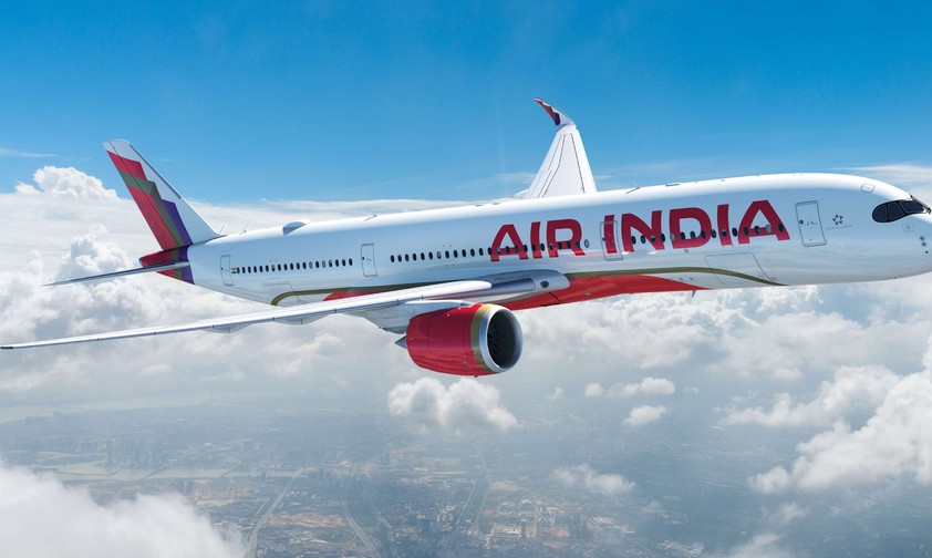 Flugzeug von Air India: Die Flotte wächst nochmal deutlich.