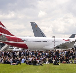 Airbus A330 Neo von Air Mauritius bei der Paris Air Show 2019: Die Fluglinie war arg angeschlagen.
