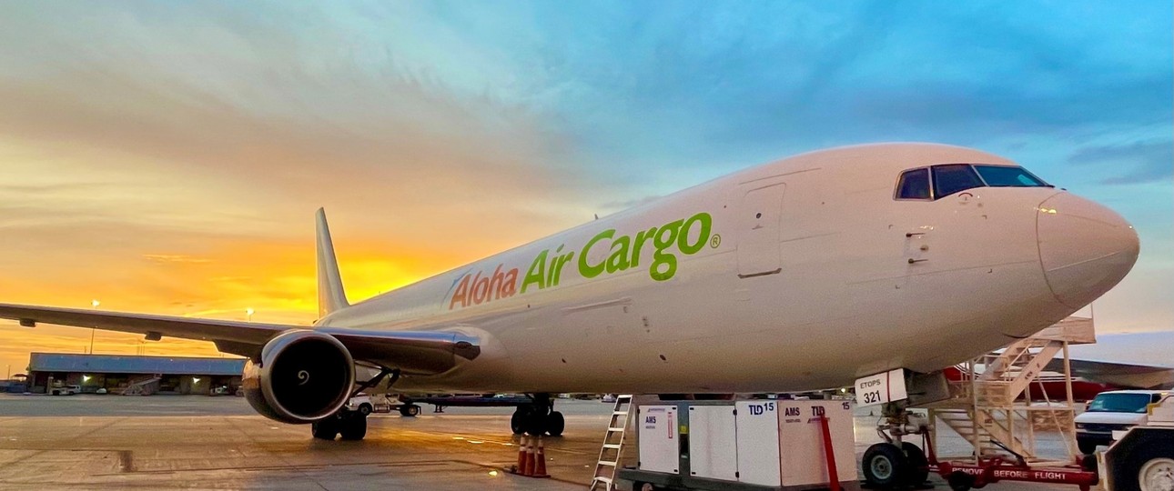 Ein Boeing-767-Frachter von Aloha Air Cargo: Betrieben von Schwester Northern Air Cargo.