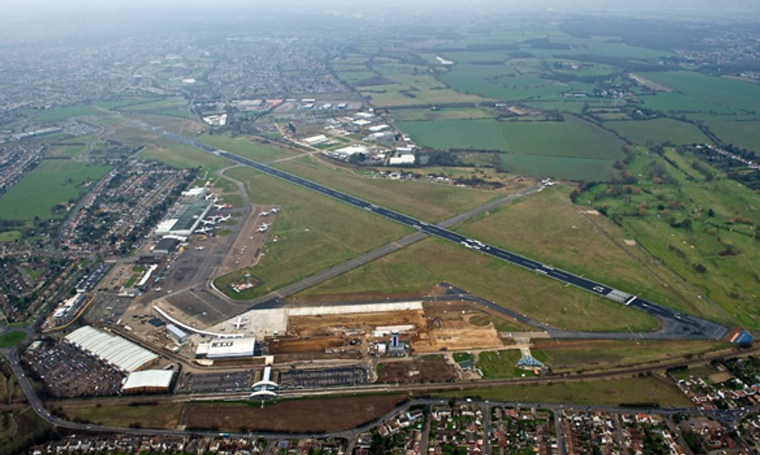 London Southend: Dorf mit Piste.