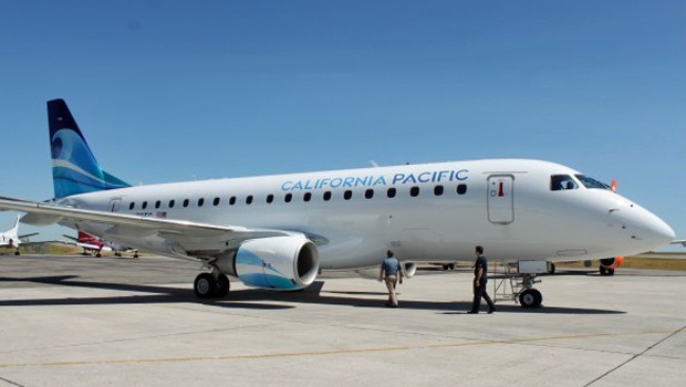 Embraer 170 von California Pacific: Regionale Routen.
