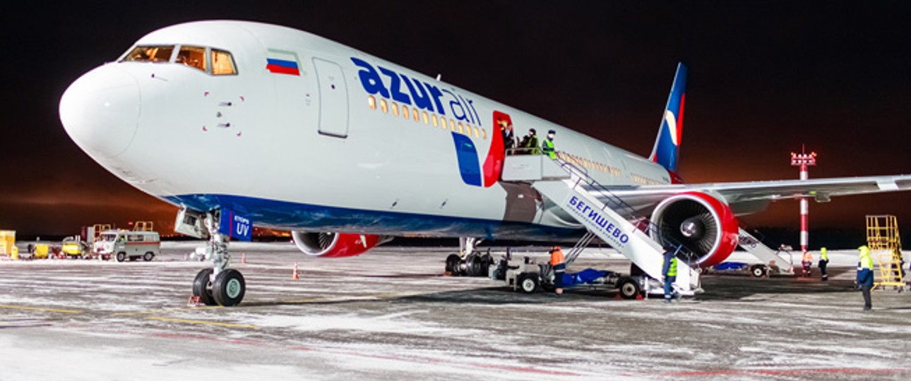 Jet von Azur Air: Schwierigkeiten mit der Behörde.