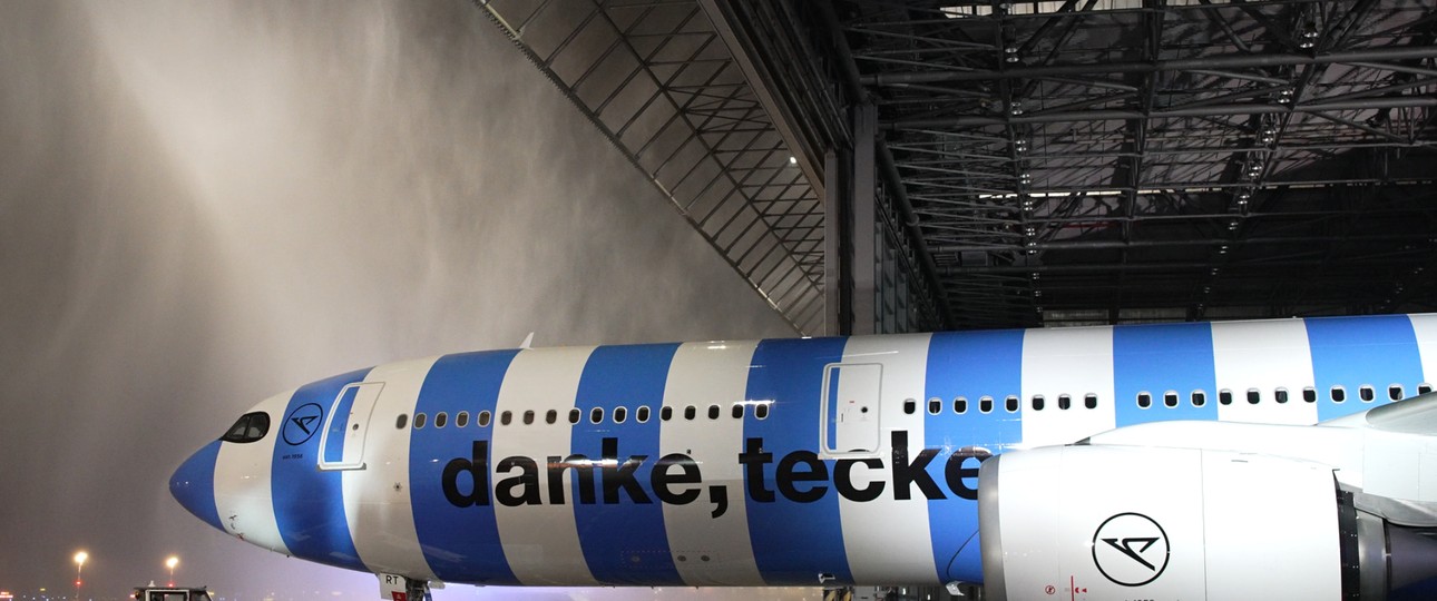 Airbus A330 Neo mit dem Kennzeichen D-ANRT in Düsseldorf: Nimmt den Dienst auf.