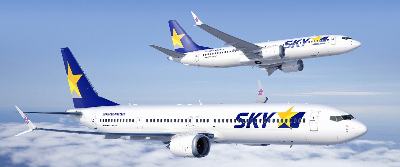 Boeing 737 Max 10 und Max 8: So sollen sie bei Skymark aussehen.