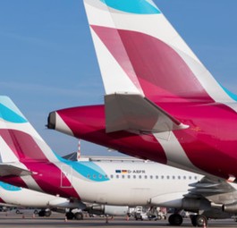 Eurowings-Flieger: Auch die älteren Airbus A320 erhalten nun neue Sitze.