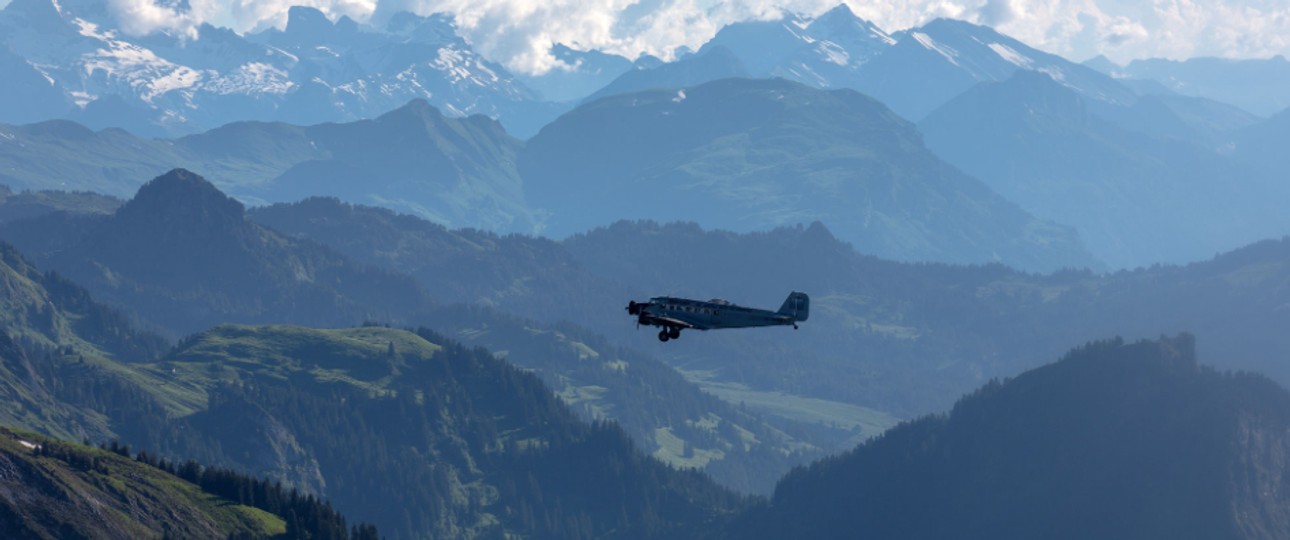 Ju 52 von Ju Air: Sie war lange ein gewohntes Bild in den Alpen.