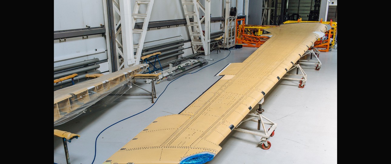 Russische Tragfläche für die Irkut MS-21: Das Land will ausländische Lieferanten ersetzen.