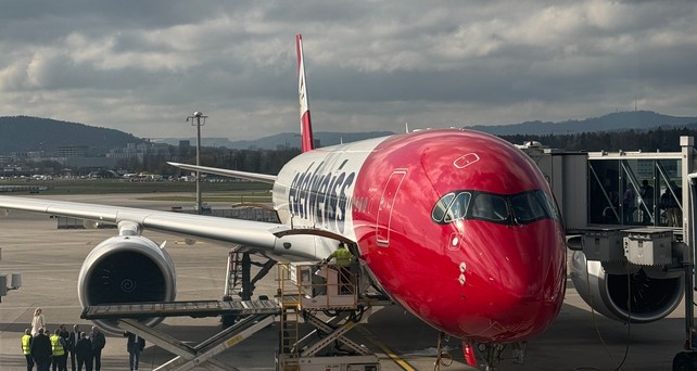 Airbus A350 von Edelweiss: Jetzt unterwegs.