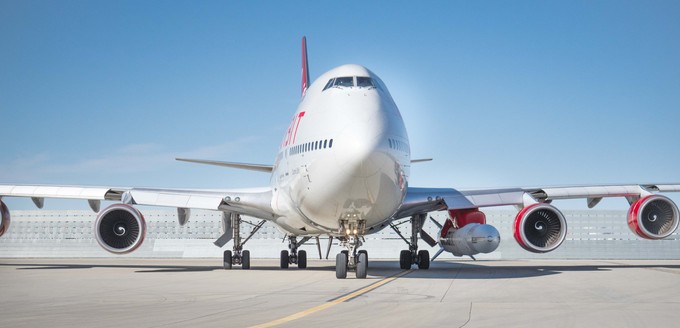 Die Boeing 747 flog bis 2015 bei Virgin Atlantic.