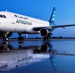Airbus von Afriqiyah Airways: Die Airline fliegt wieder nach Düsseldorf.