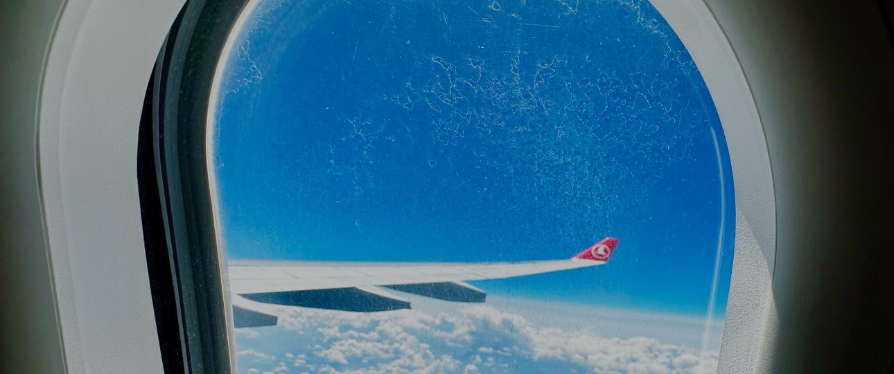 Blick aus einem Jet von Turkish Airlines: Bald große Bestellung.