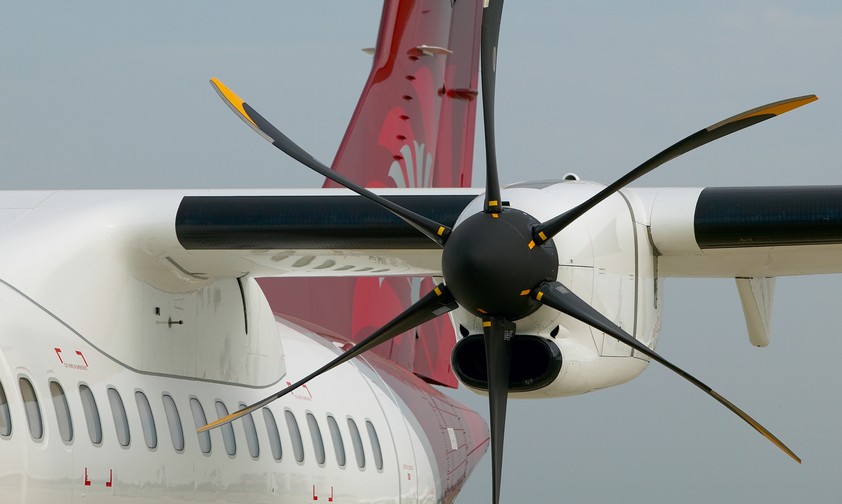 ATR, hier noch in Air-Madagascar-Zeiten: Fokus aus Inlands.