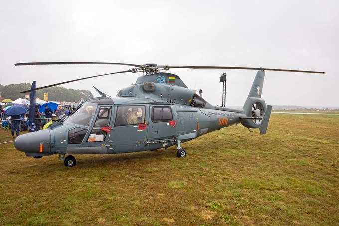 Ein urocopter Dauphin der litauischen Streitkräfte.