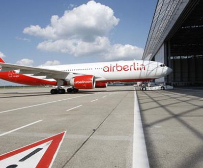 Hangar von Air Berlin Technik: Zeitfracht übernahm das Unternehmen zusammen mit der Wartungsfirma Nayak Aircraft Services.