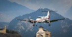 Beechcraft Super King Air 200 von Air Glaciers: Das Geschäft rentiert nicht mehr.