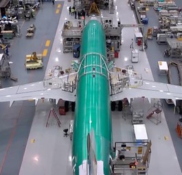 Produktion der 737 Max: Steht seit Januar still.
