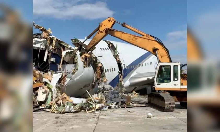 Das war einmal eine Boeing 747 von El Al