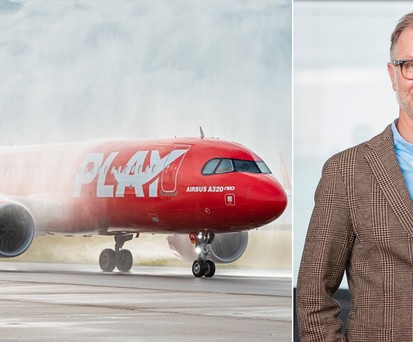 A320 Neo von Play und Airline-Chef Einar Örn Ólafssons: Reine Airbus-Flotte.