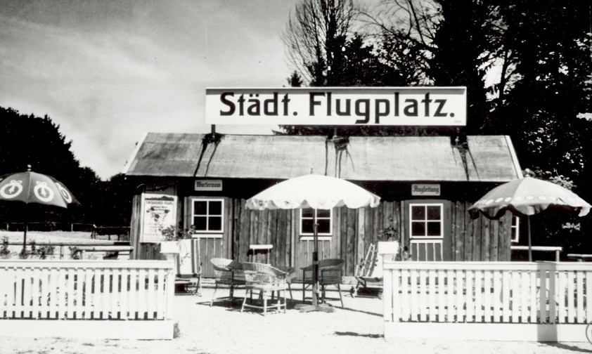 Das erste Terminal von Salzburg aus dem Jahre 1926.