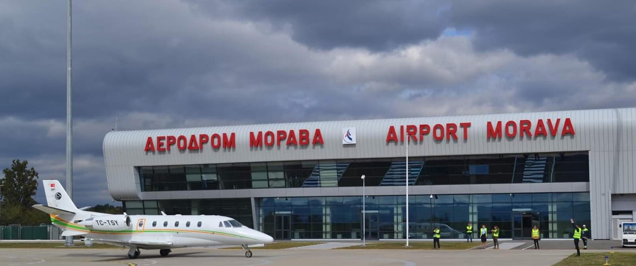 Flughafen Kraljevo: Nichts los.